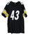 Troy Polamalu Pittsburgh Steelers Signed Autographed Black #43 Custom Jersey Five Star Grading COA