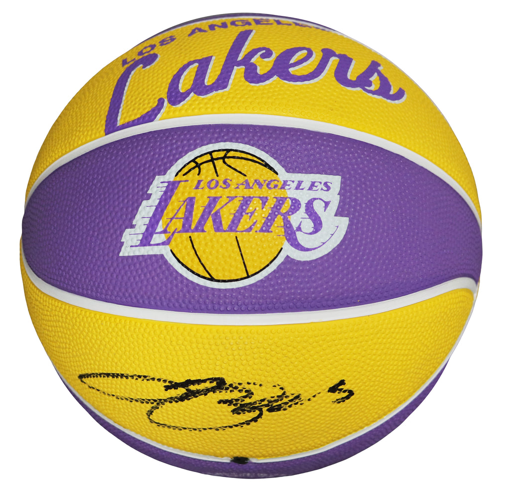 LeBron James Autographed Los Angeles Lakers Purple Authentic Nike