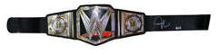 John Cena Signed Autographed WWE World Heavyweight Championship Toy Belt Heritage Authentication COA