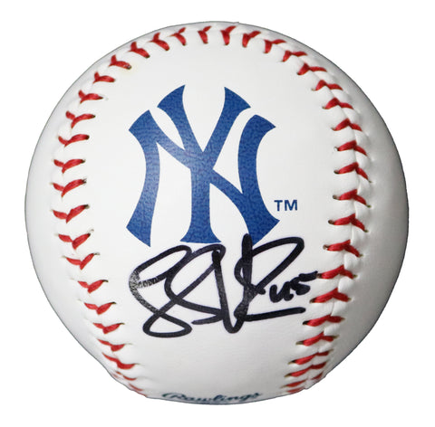 Luke Voit New York Yankees Signed Autographed Rawlings Official Major League Logo Baseball with Display Holder Global COA