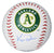Khris Davis Oakland Athletics A's Signed Autographed Rawlings Official Major League Logo Baseball Global COA with Display Holder