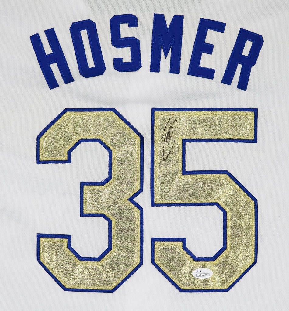 Eric Hosmer Kansas City Royals Autographed Champions Gold Jersey
