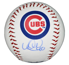 Wilson Contreras Chicago Cubs Signed Autographed Rawlings Official Major League Logo Baseball Global COA with Display Holder