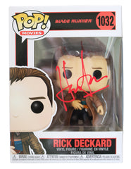 Harrison Ford Signed Autographed Rick Deckard Blade Runner FUNKO POP #1032 Vinyl Figure Heritage Authentication COA