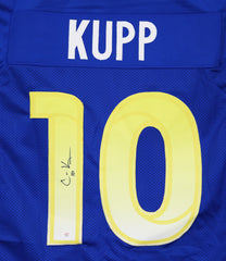 Cooper Kupp Los Angeles Rams Signed Autographed Blue #10 Custom Jersey PAAS COA