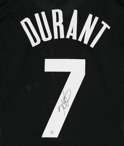 Kevin Durant Brooklyn Nets Signed Autographed Black #7 Custom Jersey PAAS COA