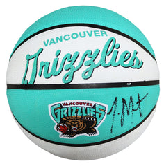Ja Morant Memphis Grizzlies Signed Autographed Grizzlies Logo Mini Basketball PAAS COA