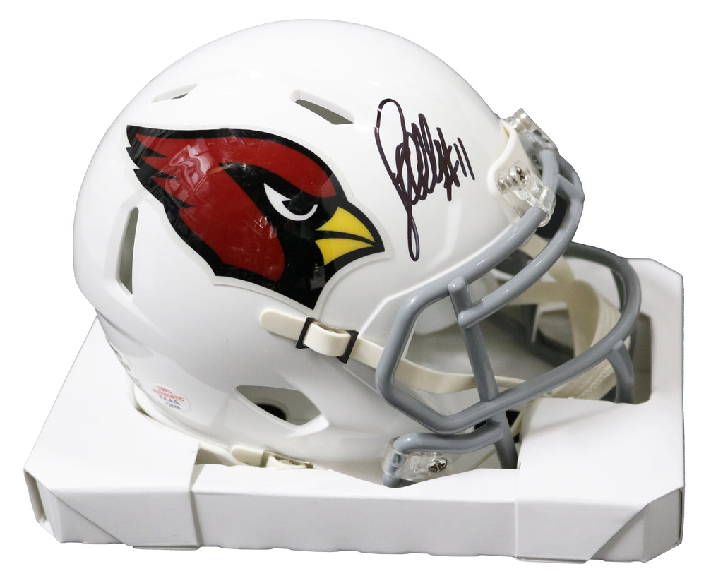 Larry Fitzgerald Arizona Cardinals Signed Autographed Football Mini Helmet  PAAS COA