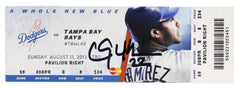 Clayton Kershaw Los Angeles Dodgers Signed Autographed 2013 Game Ticket Global COA