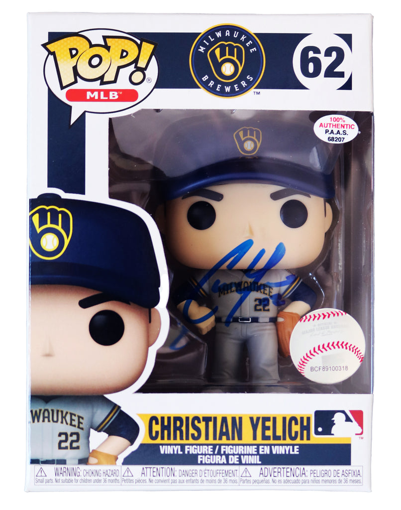 Funko Pop! MLB: Brewers - Christian Yelich (Road Uniform)