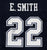 Emmitt Smith Dallas Cowboys Signed Autographed Blue #22 Custom Jersey PAAS COA