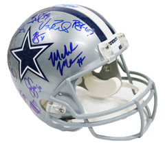 Dallas Cowboys 2016 Team Signed Autographed Riddell Full Size NFL Replica Helmet Authenticated Ink COA Elliott Bryant Romo Witten