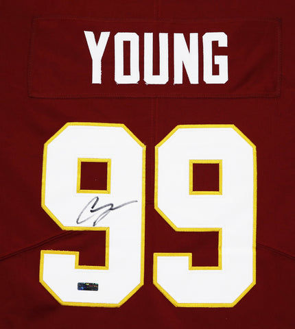 Chase Young Washington Commanders Signed Autographed Burgundy #99 Jersey Heritage Authentication COA