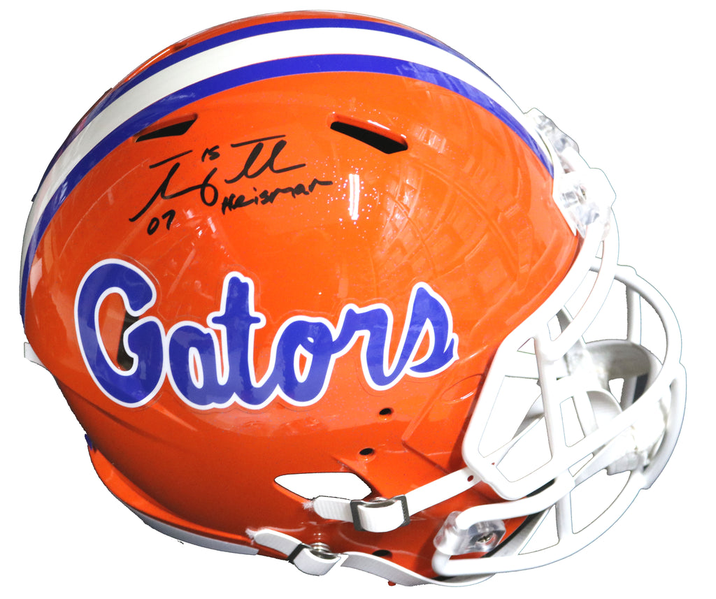 Tim Tebow Autographed Florida Gators Full-Size Football Helmet - BAS COA
