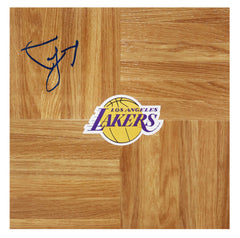 Lamar Odom Los Angeles Lakers Signed Autographed Basketball Floorboard