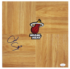 Erik Spoelstra Miami Heat Signed Autographed Basketball Floorboard JSA COA