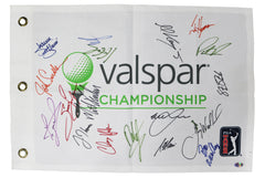2016 Valspar Championship Signed Autographed Golf Pin Flag Authenticated Ink COA Justin Thomas