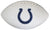 Andrew Luck Indianapolis Colts Signed Autographed White Panel Logo Football Global COA - FADED SIGNATURE
