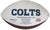 Andrew Luck Indianapolis Colts Signed Autographed White Panel Logo Football Global COA - FADED SIGNATURE