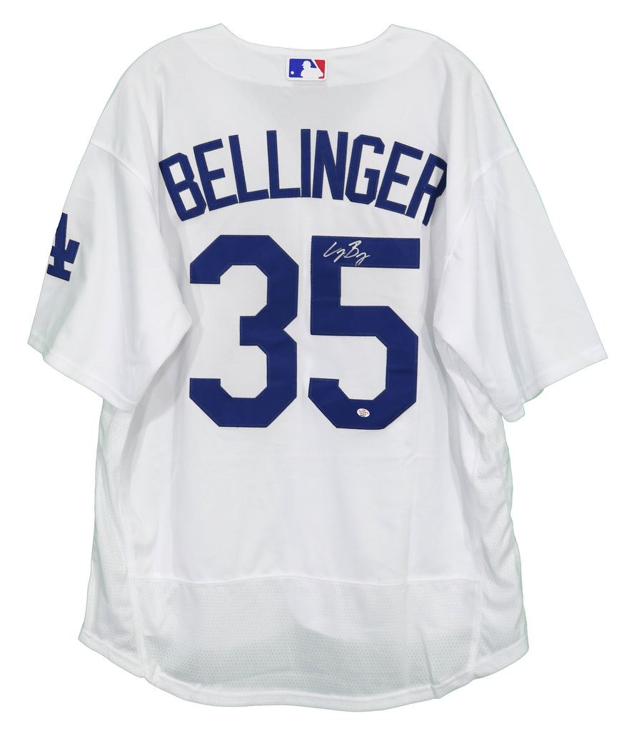 Cody Bellinger Los Angeles Dodgers Signed Autographed White #35 Jersey –