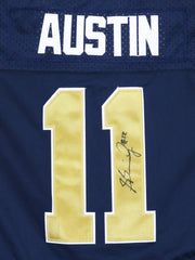Stedman Bailey St. Louis Rams Signed Autographed Blue #11 Tavon Austin Jersey