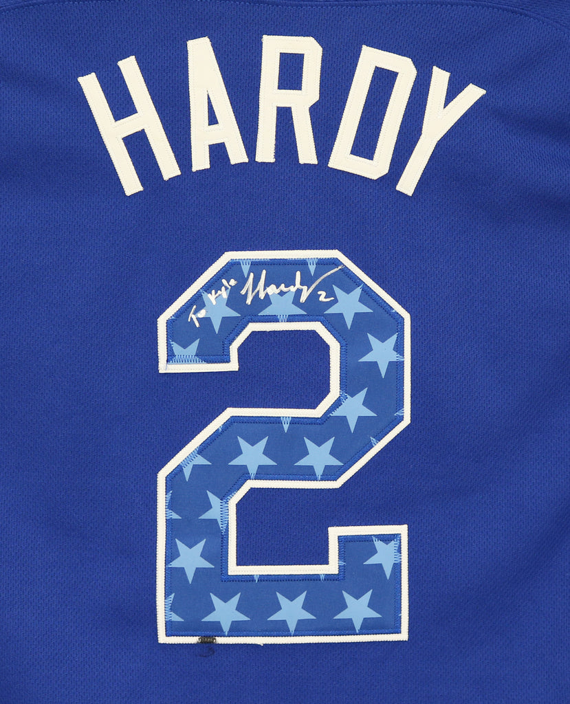 Orioles All Star JJ HARDY Signed Custom Replica Orange Jersey AUTO