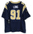 Chris Long St. Louis Rams Signed Autographed Blue #91 Jersey - Inscribed To Kyle