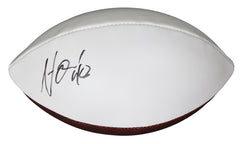 Nate Orchard Cleveland Browns Signed Autographed White Panel Football