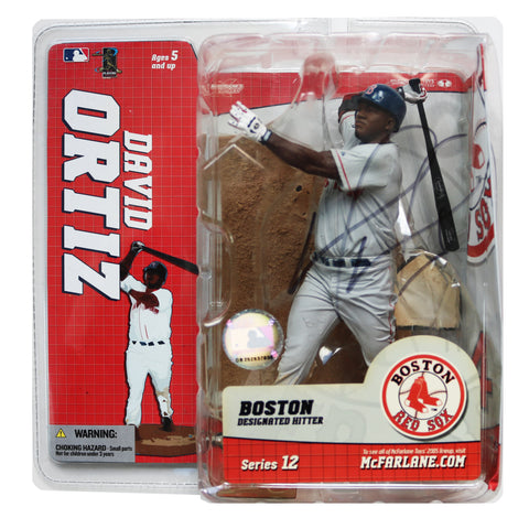 David Ortiz Boston Red Sox Signed Autographed McFarlane Sports Series 12 Action Figure Heritage Authentication COA
