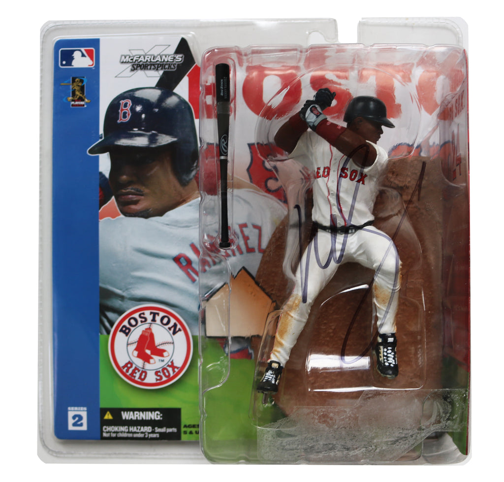 Manny Ramirez Boston Red Sox Autographed McFarlane Action Figure –