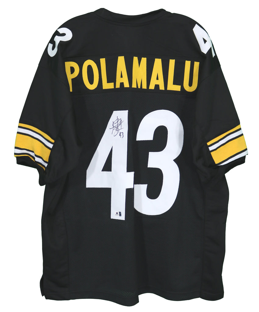 Troy Polamalu Pittsburgh Steelers Signed Autographed #43 Custom Jersey –