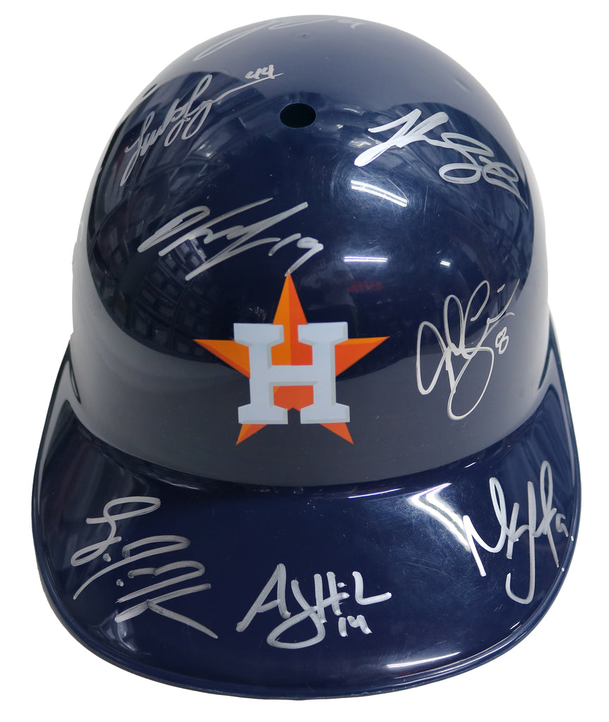 Houston Astros 2015 Team Autographed Signed Souvenir Full Size Helmet –