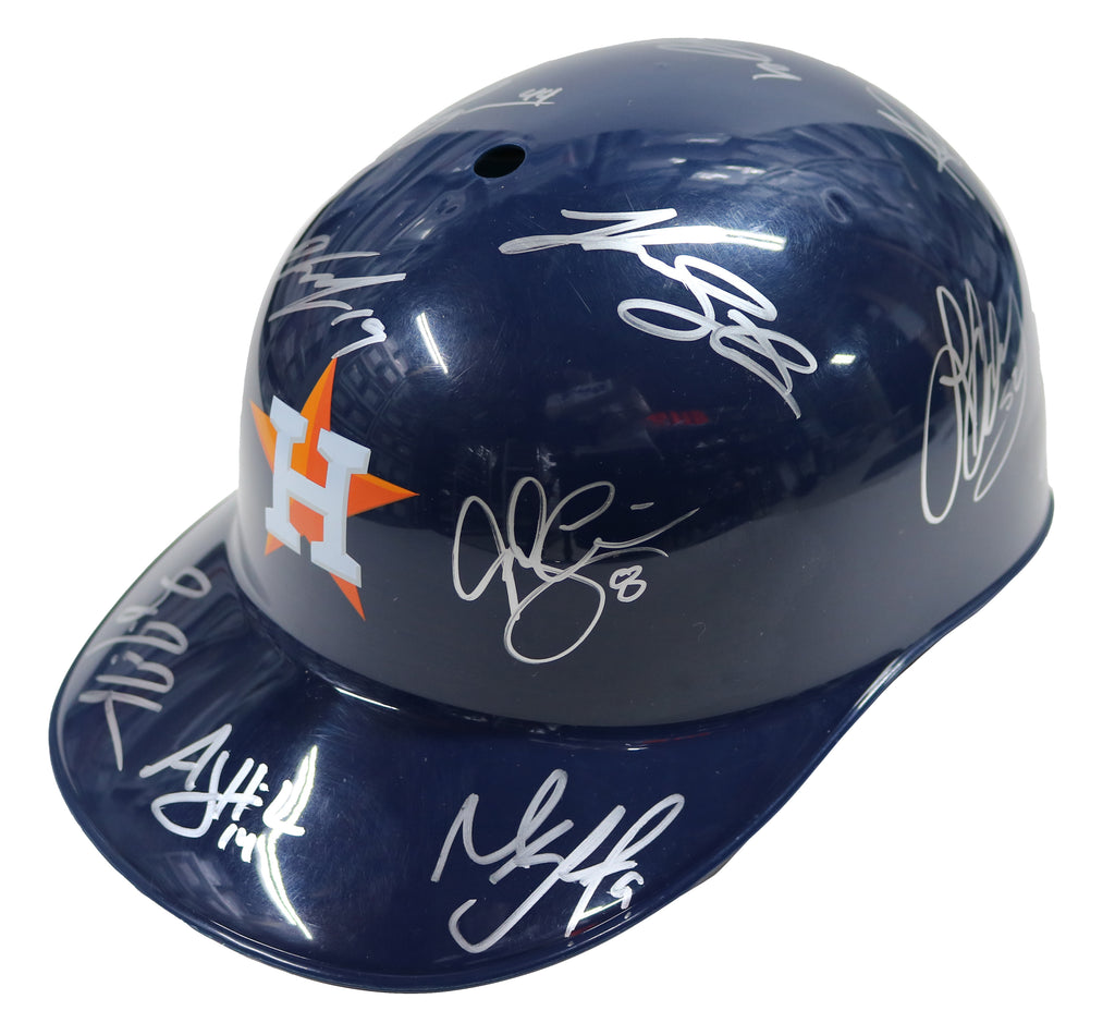 Houston Astros 2015 Team Autographed Signed Souvenir Full Size Helmet –