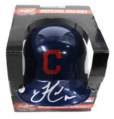 Francisco Lindor Cleveland Indians Signed Autographed Mini Helmet PAAS COA