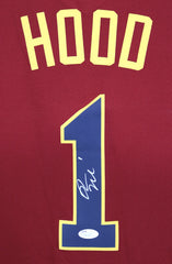 Rodney Hood Cleveland Cavaliers Cavs Signed Autographed Wine #1 Custom Jersey JSA COA