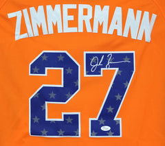 Jordan Zimmermann Washington Nationals Signed Autographed 2013 All Star #27 Jersey JSA COA