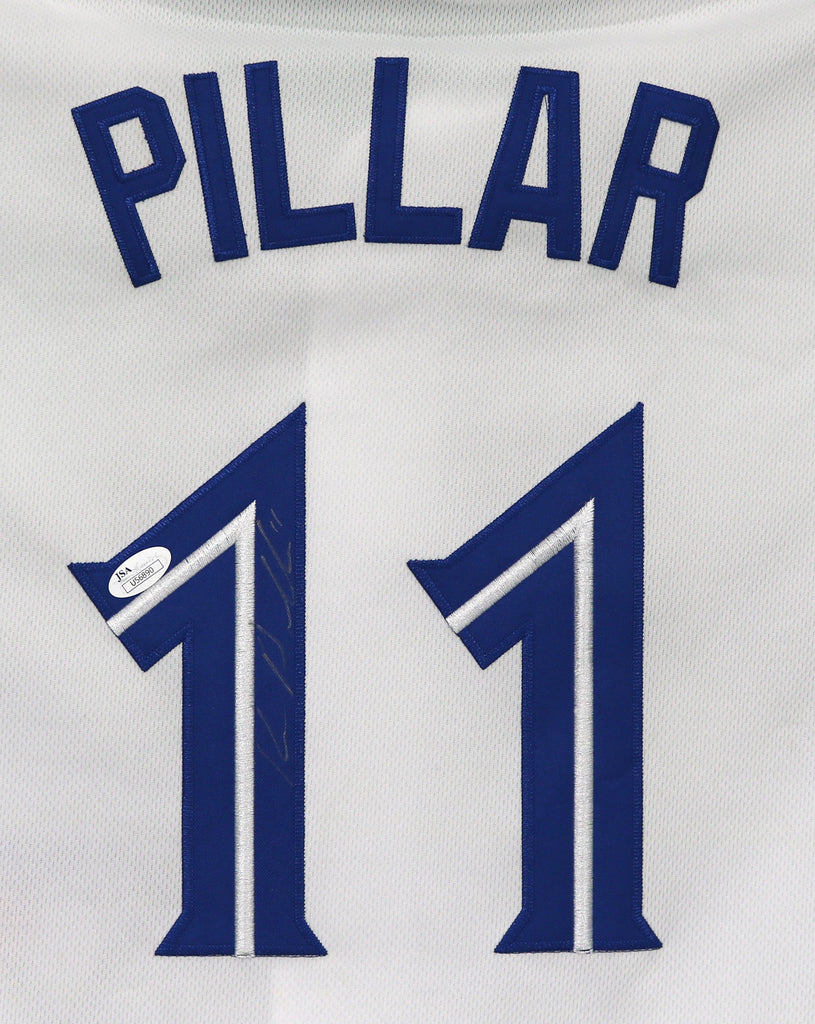 Kevin Pillar Toronto Blue Jays Signed Autographed White #11 Jersey JSA –