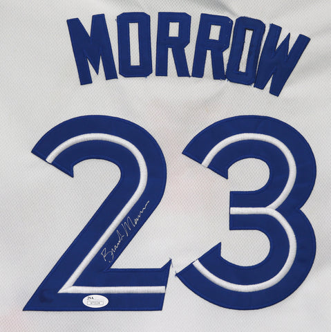 Brandon Morrow Toronto Blue Jays Signed Autographed White #23 Jersey JSA COA