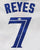 Jose Reyes Toronto Blue Jays Autographed Signed White #7 Jersey JSA COA