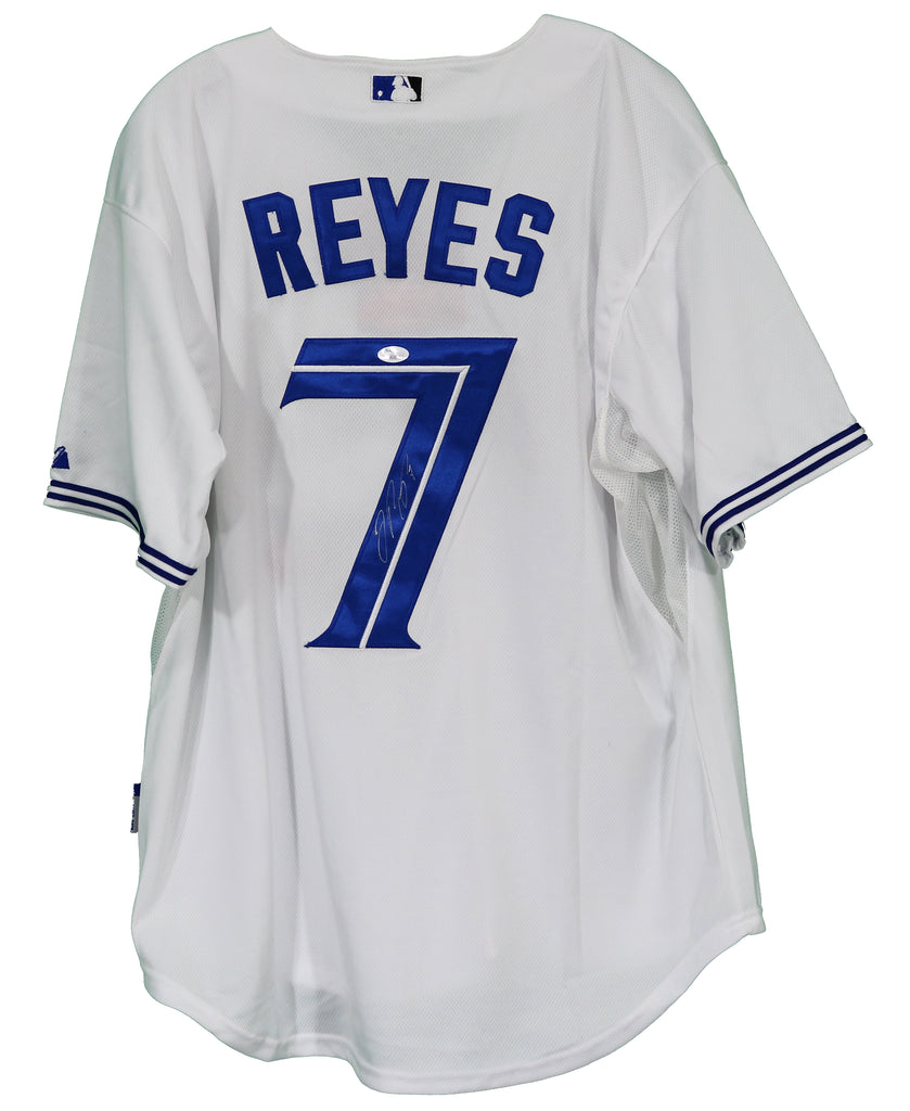 Jose Reyes Toronto Blue Jays Autographed Signed White #7 Jersey JSA –