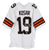 Bernie Kosar Cleveland Browns Signed Autographed White #19 Custom Jersey Witnessed PSA In the Presence COA