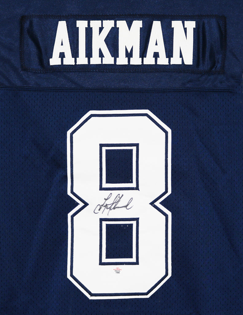 Lot Detail - Troy Aikman Signed and Framed Dallas Cowboys Jersey (PSA)