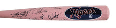 Detroit Tigers 2015 Team Signed Autographed Youth Pink Baseball Bat Authenticated Ink COA - Miguel Cabrera