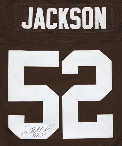 D'qwell Jackson Signed Autographed Cleveland Browns Brown #52 Jersey - DISCOLORATION