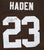 Joe Haden Cleveland Browns Signed Autographed Brown #23 Jersey JSA COA SIZE 48 - DISCOLRATION