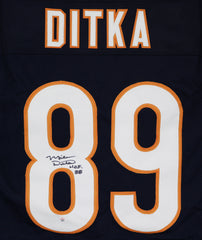 Mike Ditka Chicago Bears Signed Autographed Dark Navy Blue #89 Custom Jersey PAAS COA