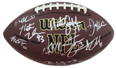 New England Patriots 2015 Team Signed Autographed Wilson NFL Football PAAS Letter COA Belichick Brady Gronkowski