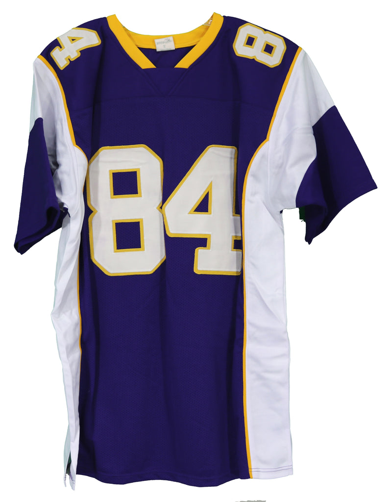 Randy Moss Minnesota Vikings Signed Autographed Purple Custom Jersey –