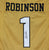 Jaylon Robinson UCF Knights Signed Autographed Gold #1 Custom Jersey JSA Witnessed COA