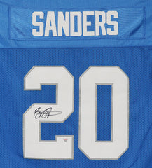 Barry Sanders Detroit Lions Signed Autographed Blue #20 Jersey PAAS COA